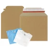Recycled Cardboard Envelope Rigid Expandable Envelope 350gsm Gusset Envelope With Tear And Strip