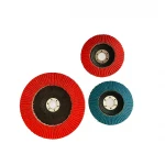 red ceramic abrasive flap disc