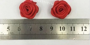 red pink clothes decoration flower high quality flower garment accessories rose flower for gift packing decoration