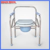 Rehabilitation Therapy Supplies FDA approved foldable commode chair with bedpan