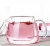 Import RELEA Wholesale heat-resistant pyrex glass tea pot and kettle set 600ML Stocked from China