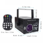 Remote control dmx 512 scanner projector dj disco show lights beam lighting stage led laser lights