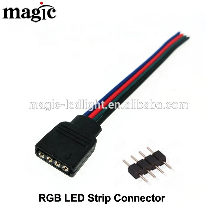 RGB LED Strip 4pin cable Connector