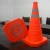 Import Road traffic safety cones 28 inch with warning led for roadway safety/Injection PP cone from China