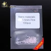 Ronud Cubic Zirconia Nano Materials 1.5 mm Pink Colour Machine Cut CZ Loose Gemstone