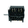 Rotary switch for multigear control of electric heaters