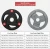 Import Rubber Barbell plates Weight lifting Bumper barbell Plates barbell weight plate from China