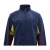 Import running wear men sports high quality plain oem polyester fitted uniform blue and yellow navy slim customised tracksuit top from China