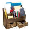 Rustic office space-saving wall mount or desktop organize to desk accessories best selling wood desktop organizer
