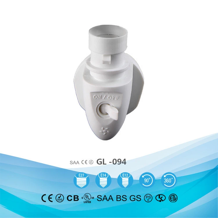 SAA support best quality switch or sensor type australian plug in electrical plug socket GL-094A lamp base