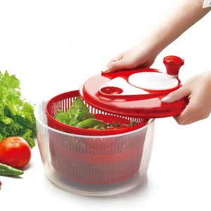 Salad Dryer Vegetable Fruit Drain basket Dehydrator Shake Water Basket Multifunction Kitchen Mix Salad Tools