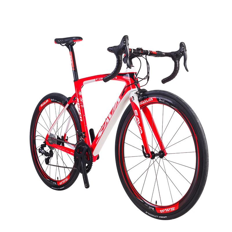 SAVA HERD9.0 700C Carbon Fiber Frame&amp;Fork&amp;Rim Road Bike Cycling 22 Speed Bicycle