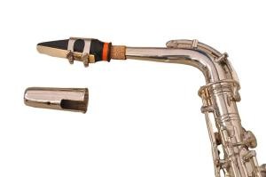Saxophone Eb Tone Brass Body Nickel Finish