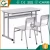 Import School Furniture Double Wood School Desk and Chair Sets for Middle School from China