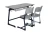 Import school furniture sets  double desk and chair primary student table hot sale from China