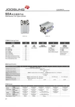 SDA Series Standard Air pneumatic Cylinders pneumatic actuators SDA16X80