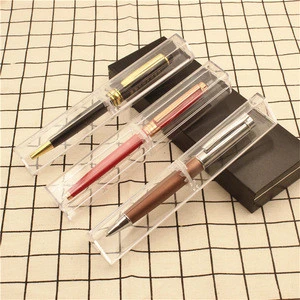 Selling high-end triangle / rectangle / hexagon clear plastic acrylic pen box