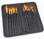 selling oil paints watercolor colorful nylon hair kids paint brushes art brush