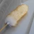 Import Sheepskin Australian Lambswool Duster 18Inch length, Soft Long Wool, Bamboo handle from USA