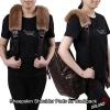 Sheepskin wool seat belt shoulder pads for backpack