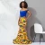 Import Shenbolen New Design Off Shoulder Women Elegant Evening Dress With African Print Long Length Ladies Dress from China