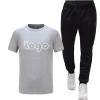 Short Sleeve Tops And Pants Manufacturer OEM Sport Wear Running Training Men Jogging Tracksuit For Sale
