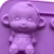 Import Silicone mold 12 zodiac 4 cavities monkey bake cake mold chocolate high temperature resistant easy cleaning silicone mold from China