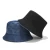 Import Small batch customizable jean cotton  Wear basin cap and bucket cap on both sides denim bucket hat from China