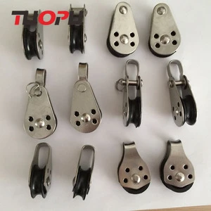 Small stainless steel wire rope pulleys for sale