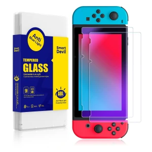 SmartDevil-[3 Pack] Screen Protector Tempered Glass for Nintendo Switch,Transparent HD Clear Anti-Scratch Screen Protector