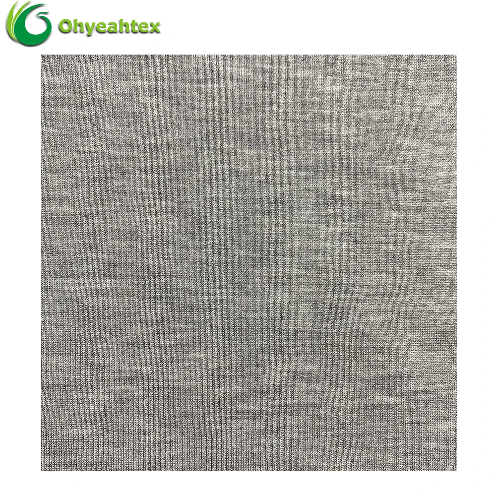 Soft Melange 245Gsm Modal Polyester Blend Fleece Fabric For Sweatshirt