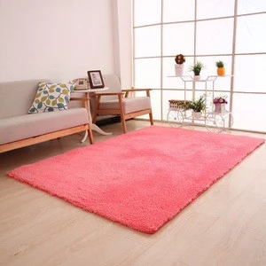 Solid Color Shaggy Indoor Rugs And Carpets For Home Living Room Carpet Kid Room Area Rug For Bedroom Rug Slip Resistant