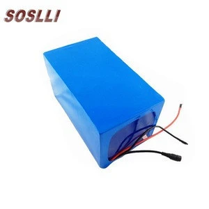 SOSLLI 18650 12V 10Ah 4S5P round lithium battery pack rechargeable lifepo4 li ion start battery pack