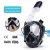 Sports breathing diving mask snorkel full face super snorkel with underwater camera