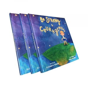 Spot UV hardcover with sponge children&#x27;s story book printing services