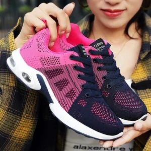 Spring New Womens  Large Running Shoes Air Cushioned Shoes  Casual Sports Shoes for Women