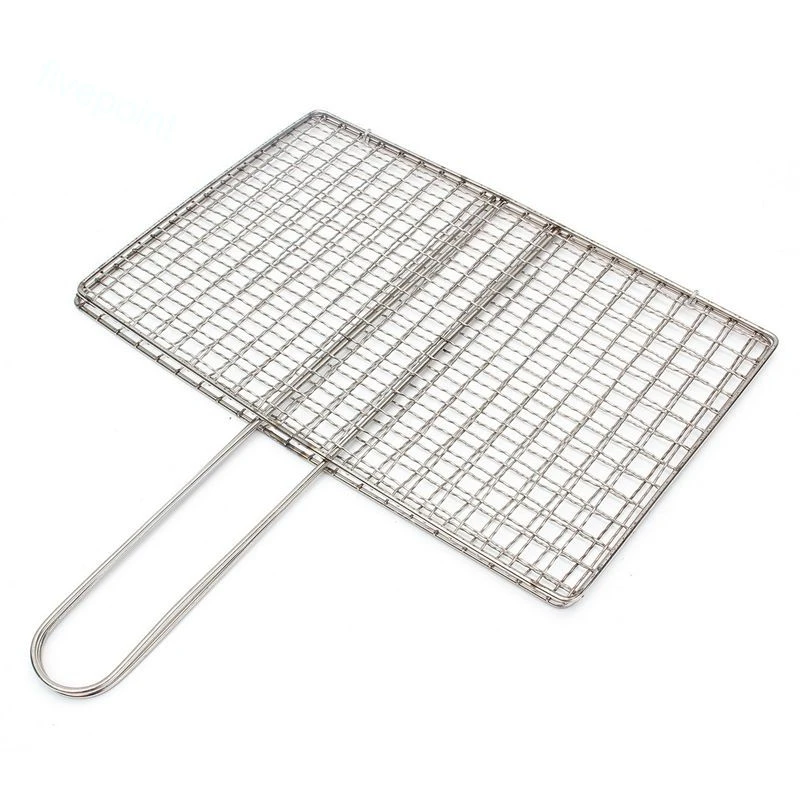 square stainless steel barbecue bbq grill metal wire mesh