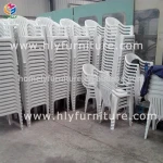 Stacking Cheap garden leisure modern plastic chair HY-L76