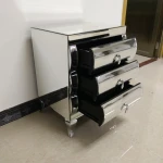 stainless steel legs curved mirrored dining room used chest of drawers