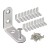 Import Stainless Steel Metal Corner 90 Degree Angle L Shaped Shelf Bracket from China