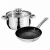 Stainless Steel Nonstick cookware Fry Pan with Nonstick Coating Capsule Bottom for East Europe