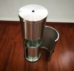 Stainless steel wet wipes dispenser for fitness centre