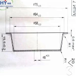 stainless steel wire mesh cylinder filter/20 micron stainless steel wire mesh filter Loudspeaker box