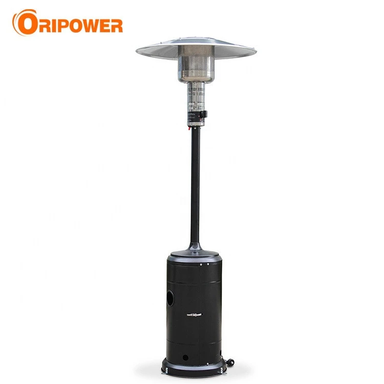 Standard Flame Patio Gas Heater with CE approval, black patio heater