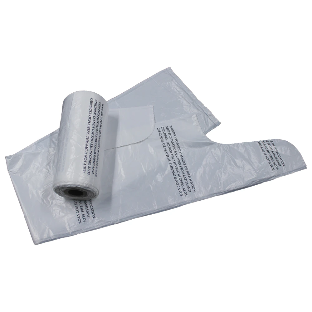star sealed bottom Plastic rubbish Garbage Bags on Roll with logo