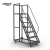 Import Steel Safety Platform Ladder with Handrail and 4 Wheels New Condition for Home Retail and Manufacturing Plant Use from China
