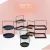 Import Storage Trays Hotel Bedside 2 Tiered Wedding Table Leather Cosmetics Home Desk Jewelry Makeup Organizer Metal Storage Trays from China