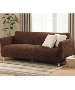 Stretch Couch Sofa Cover Fabrics Sectional Sofa Modern Solid Manufacture Factory Supply Attractive Price Microfiber Home Decor
