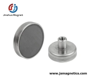 Strong Y35 Ferrite Pot Magnet with Internal Female Thread with Cheap Prices