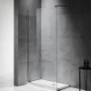 Structural Durabilities Bathroom 6mm Tempered Glass Walk-in Screen Frameless Shower Door of Easy Cleaning